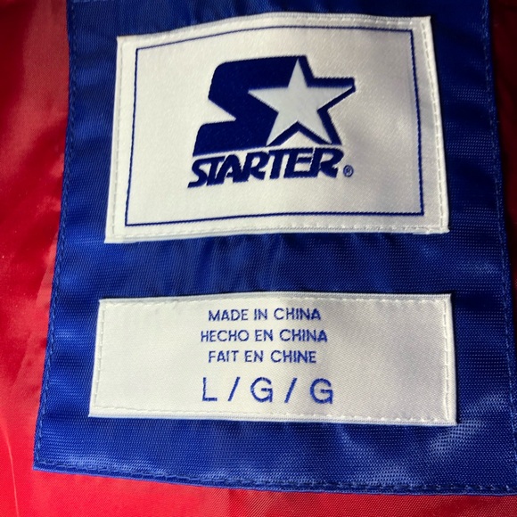 NY Giant Starter Satin Jacket NWT. - Picture 3 of 11